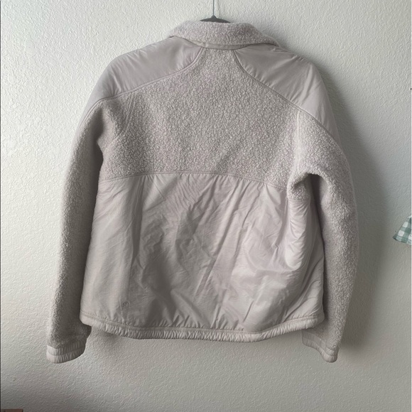 Lululemon Gray Sherpa Button Jacket - Picture 6 of 8